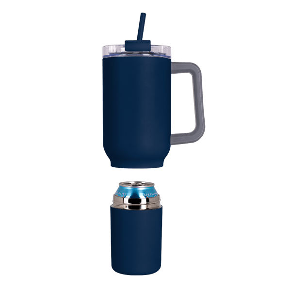 Key West 22 oz SS Travel Mug w/Can Cooler 81