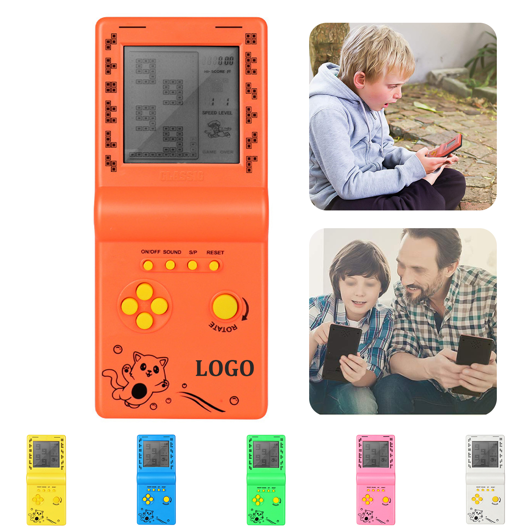 Brick Game Console Large Screen Handheld Games 3