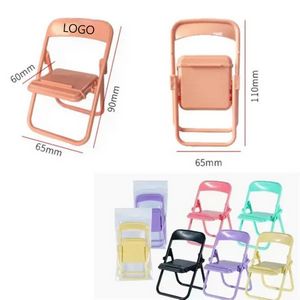 Mini Folding Chair Cell Phone Stand Desktop Foldable 14