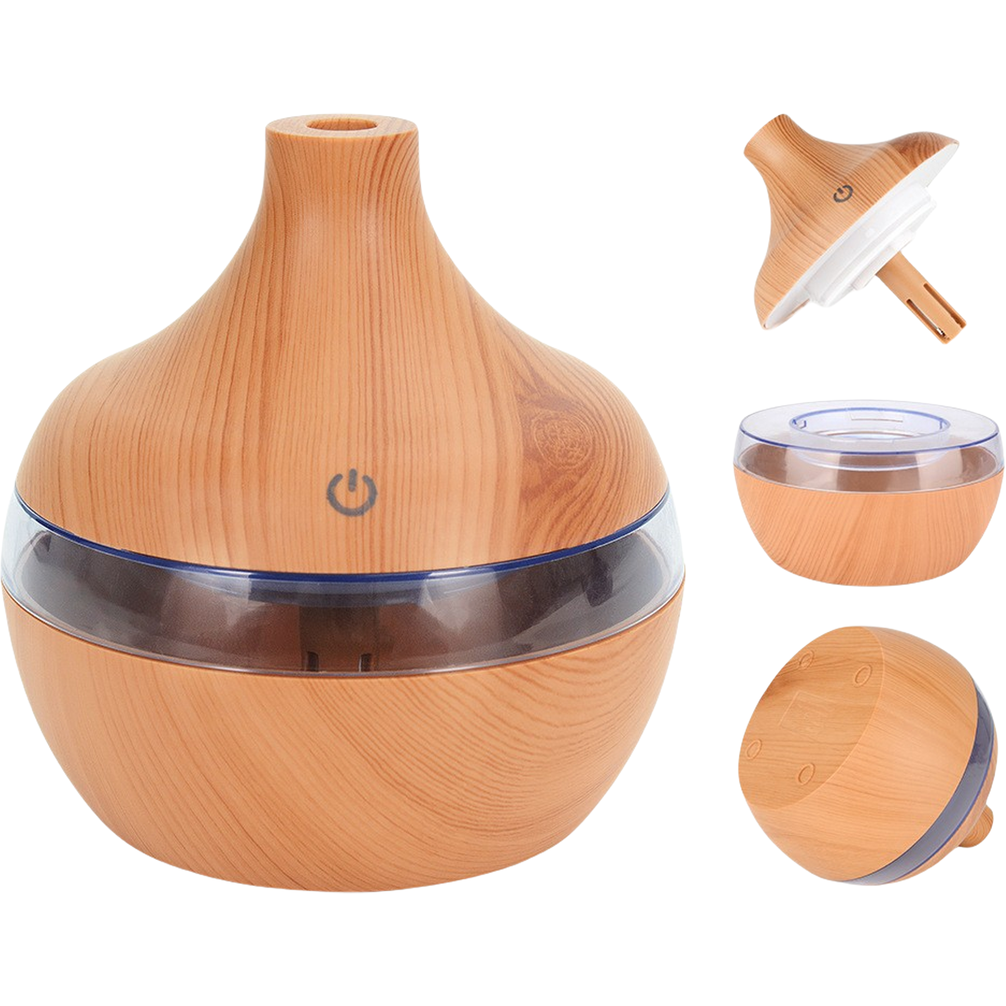 10oz USB Wood Grain Aromatherapy Diffuser 1
