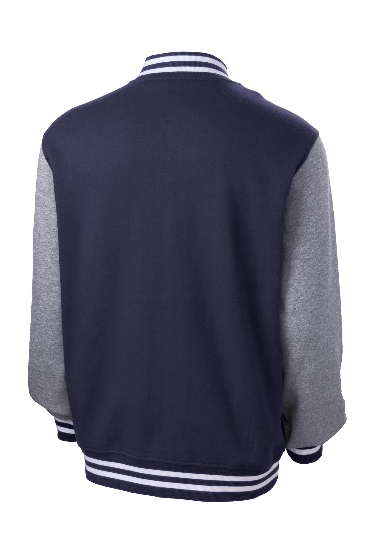 Sport-Tek Fleece Letterman Jacket. ST270 11