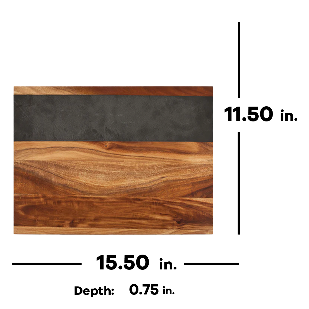 Twine Living Co Wood Slate Board