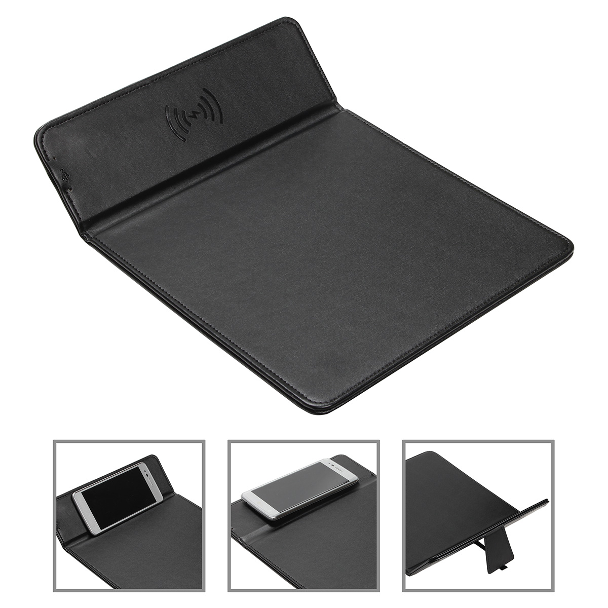 Accord Wireless Charger Mouse Pad with Kickstand 5
