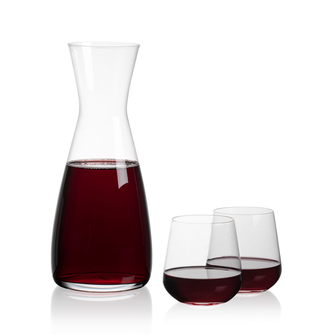 Portofino Carafe & Howden Stemless Wine 5