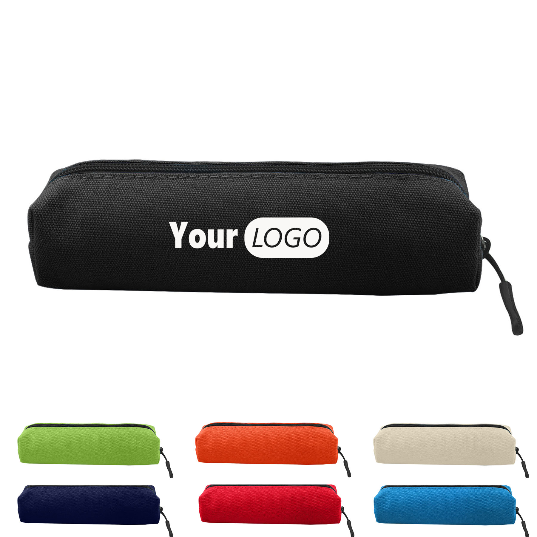 Multicolor Canvas Pencil Case 5