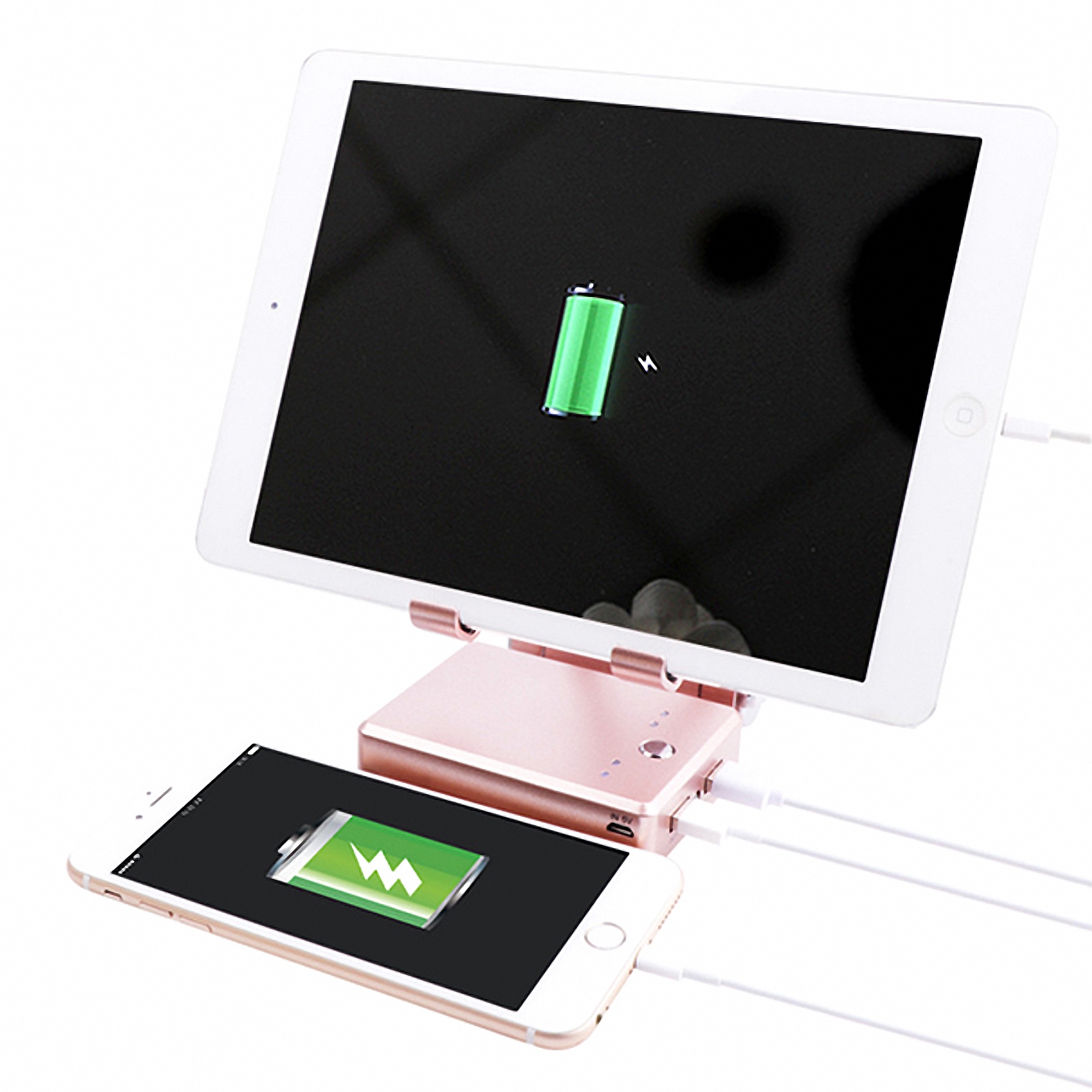 Portable 10400mAh Power Bank with Phone Holder 1