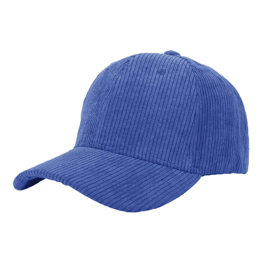 Stock Corduroy 6-Panel Structured Cap w/ Metal Buckle 46
