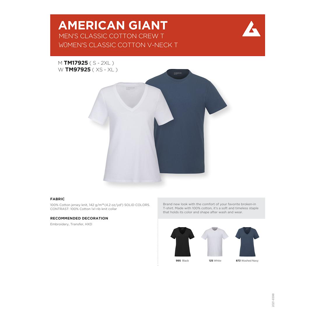 American Giant Classic Cotton Crew T - Men's 137