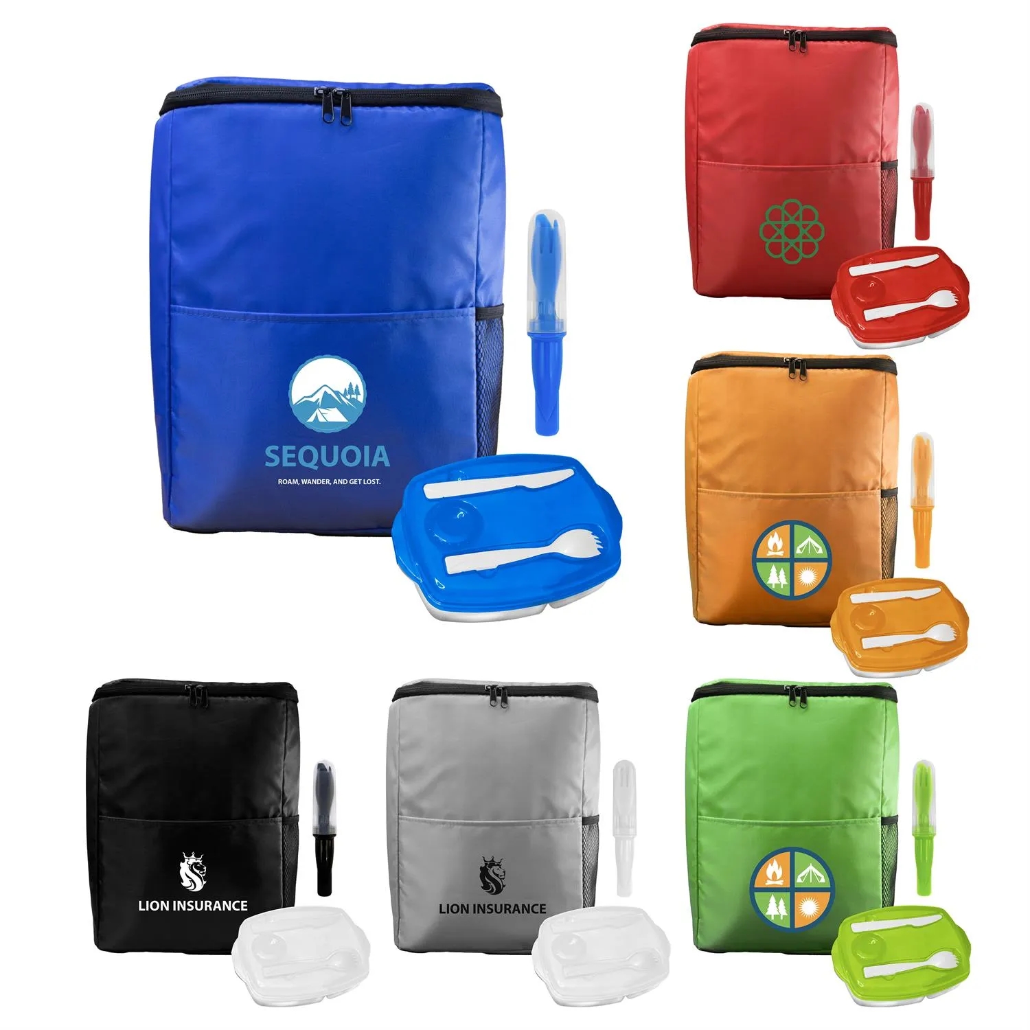 Sporty Lunch Tray & Cutlery Set