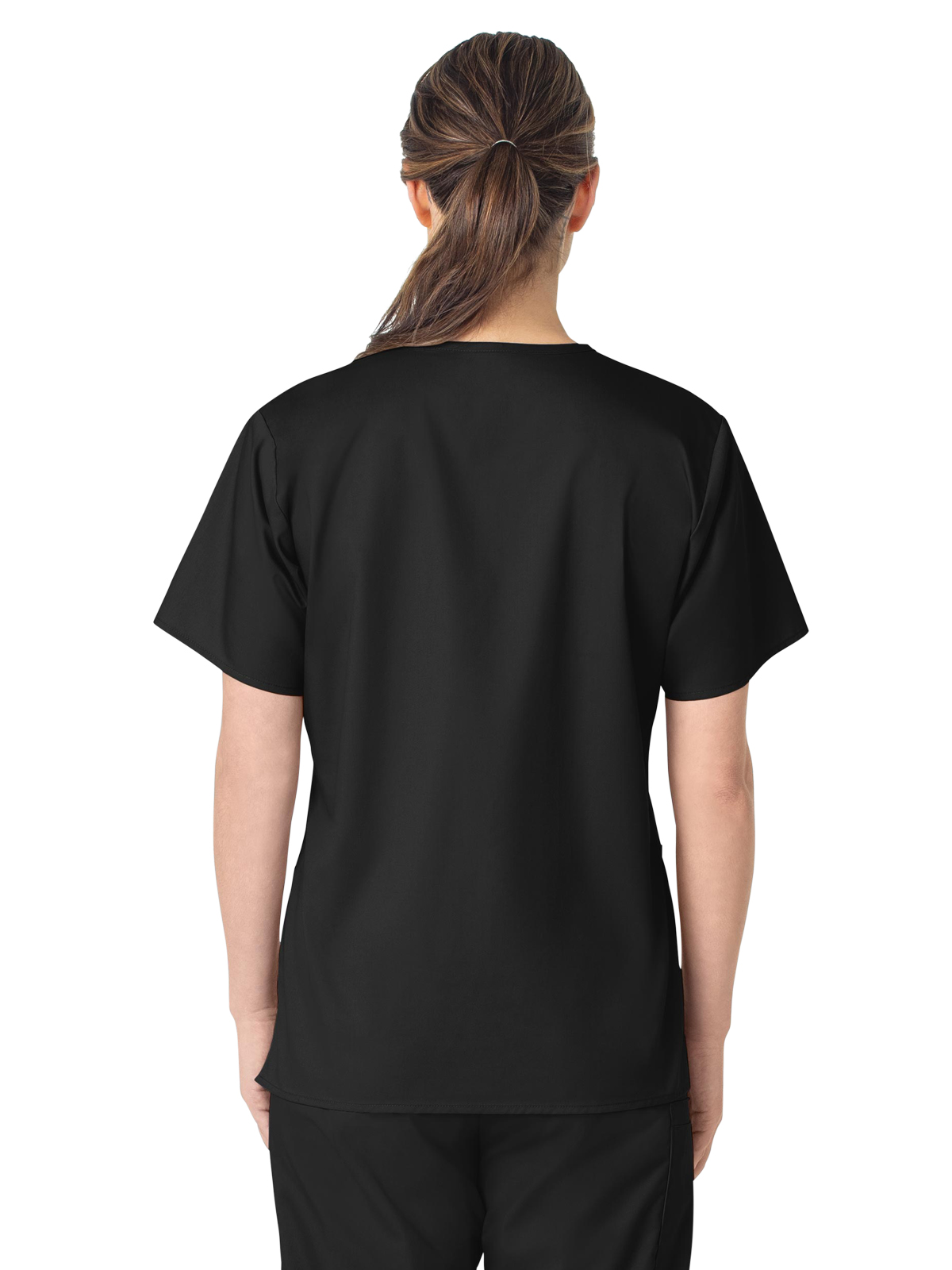 WORK Women's Four-Pocket V-Neck Top