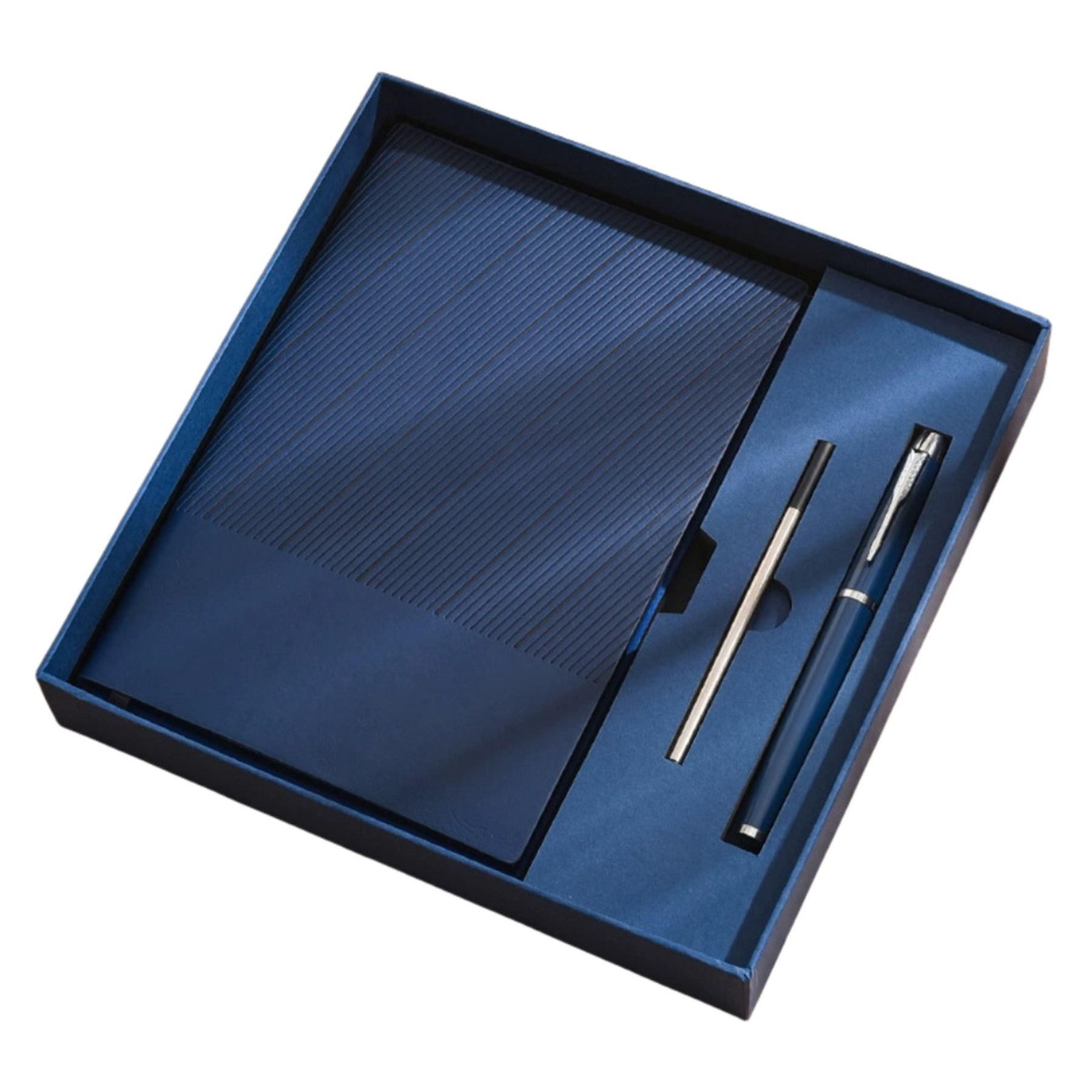 A5 Twill Notebook and Pen Gift Box Set 2