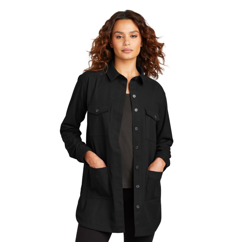 Mercer+Mettle Women's Long Sleeve Twill Overshirt 4