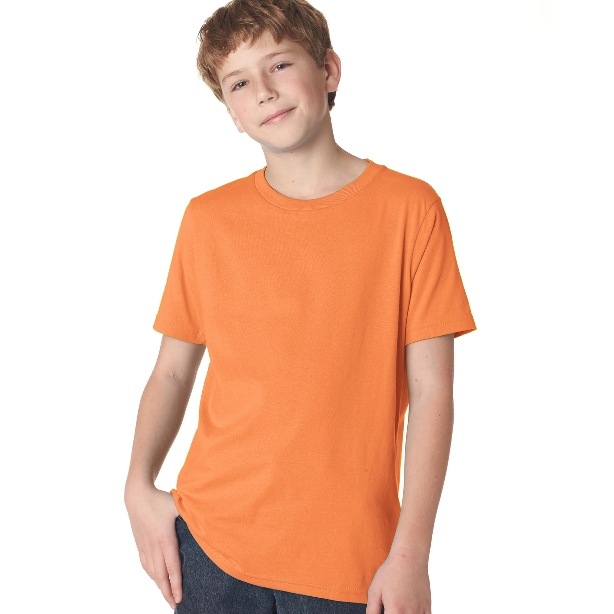 Next Level Youth Boys' Cotton Crew 19