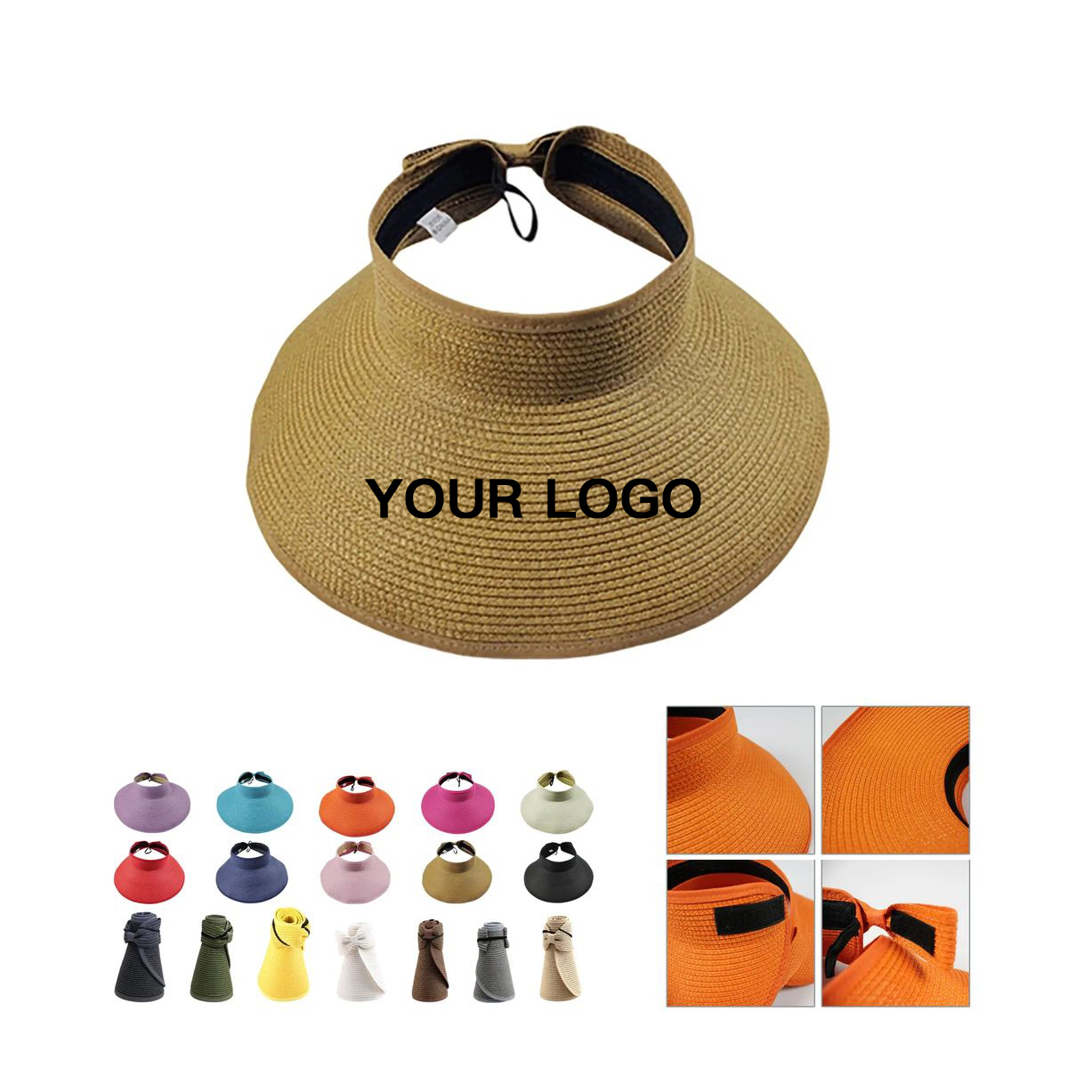 Lightweight Visor Hat for Beach or Garden 8