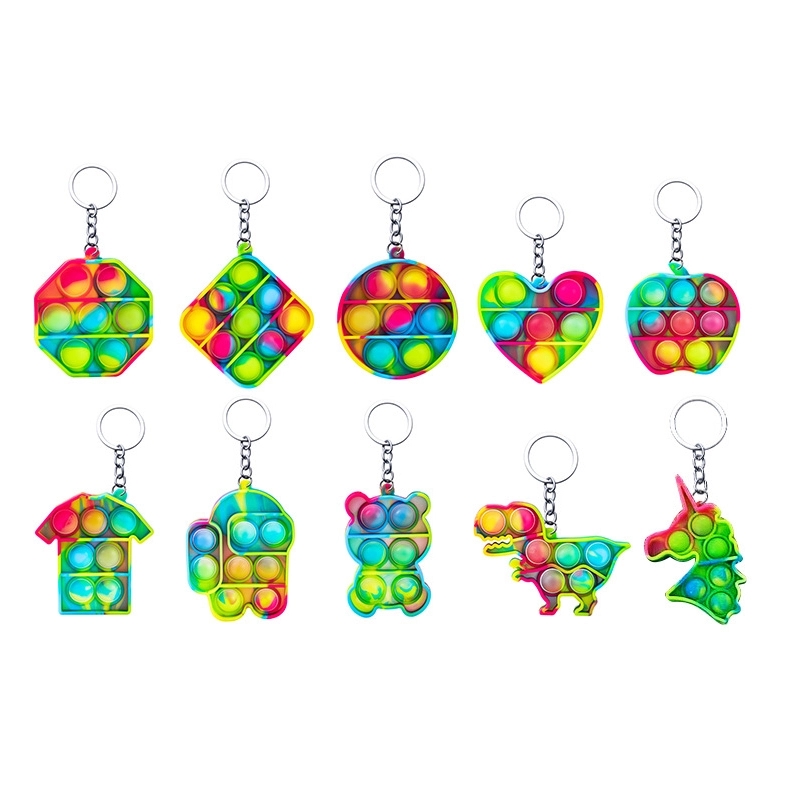 Mini Simple Fidgets Toys With Keyring 1