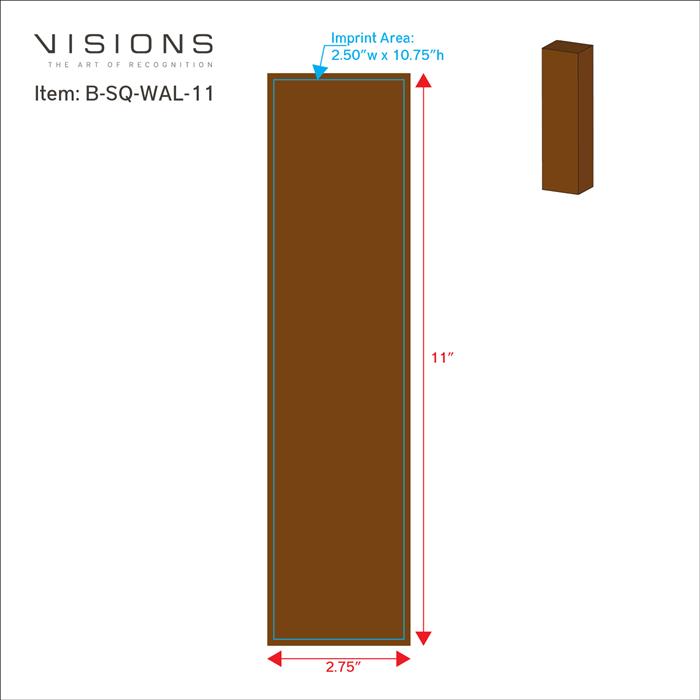 Square Walnut 50
