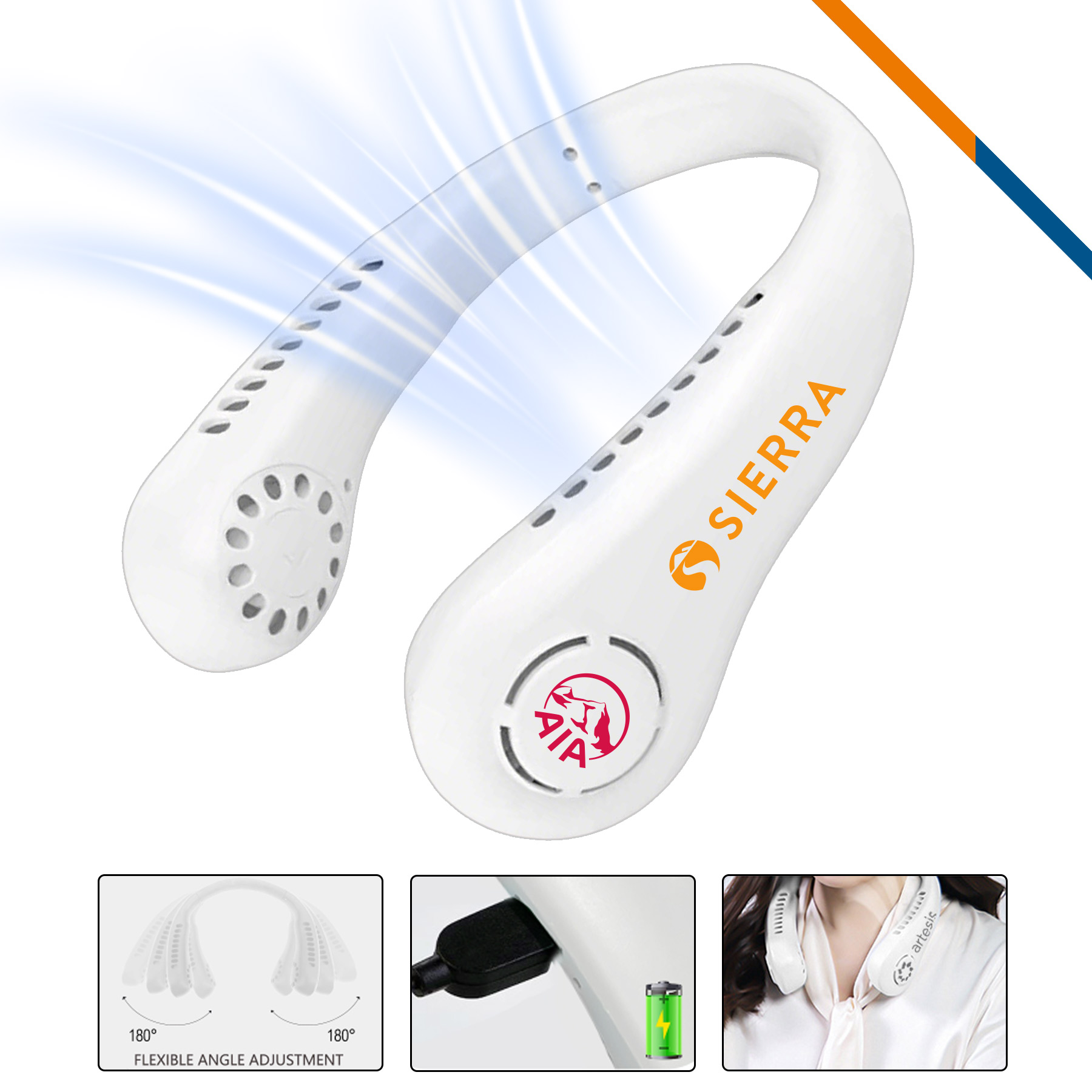 Tysa Flexible Bladeless Neck Fan 1