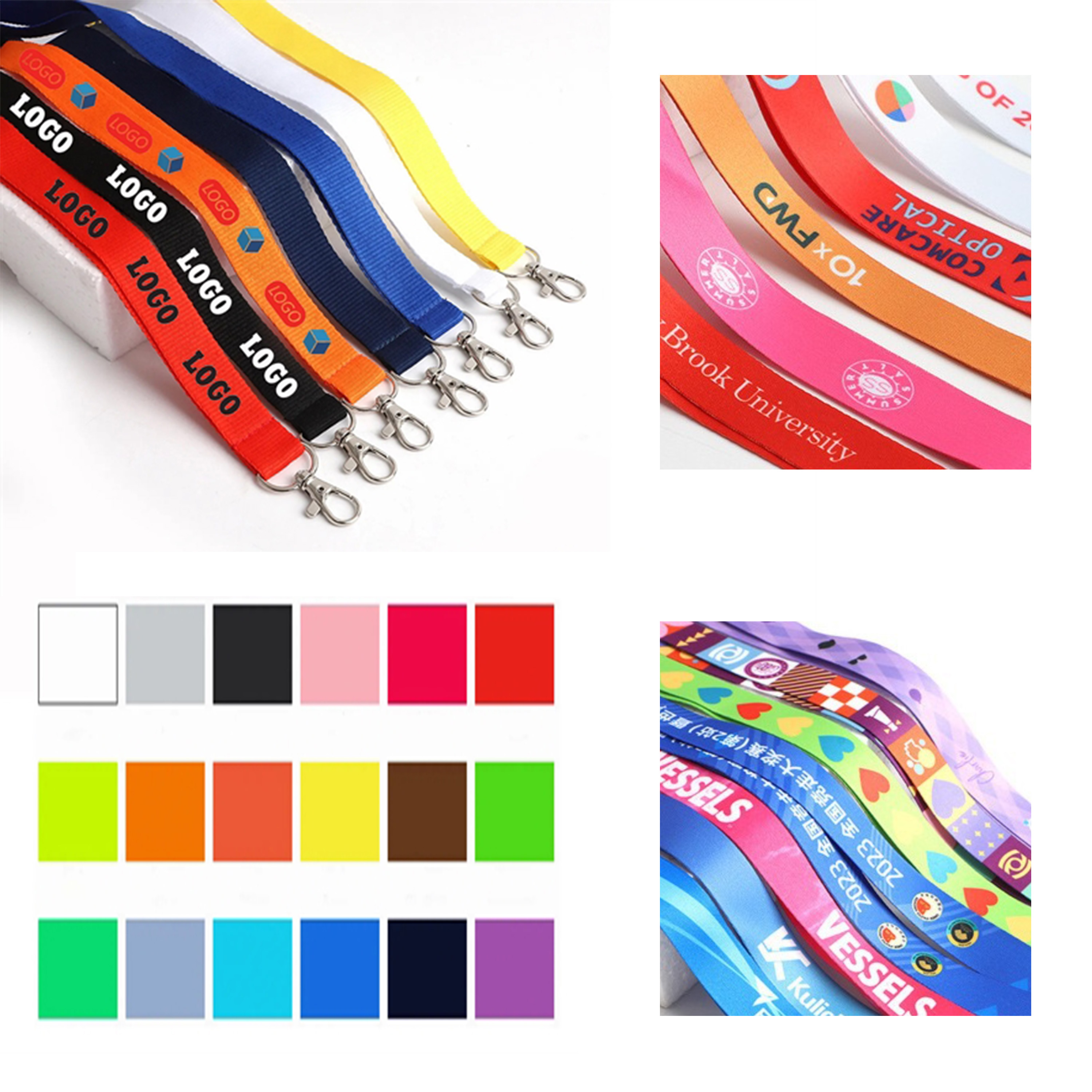 Comfortable Full Color Polyester Neck Lanyard 3
