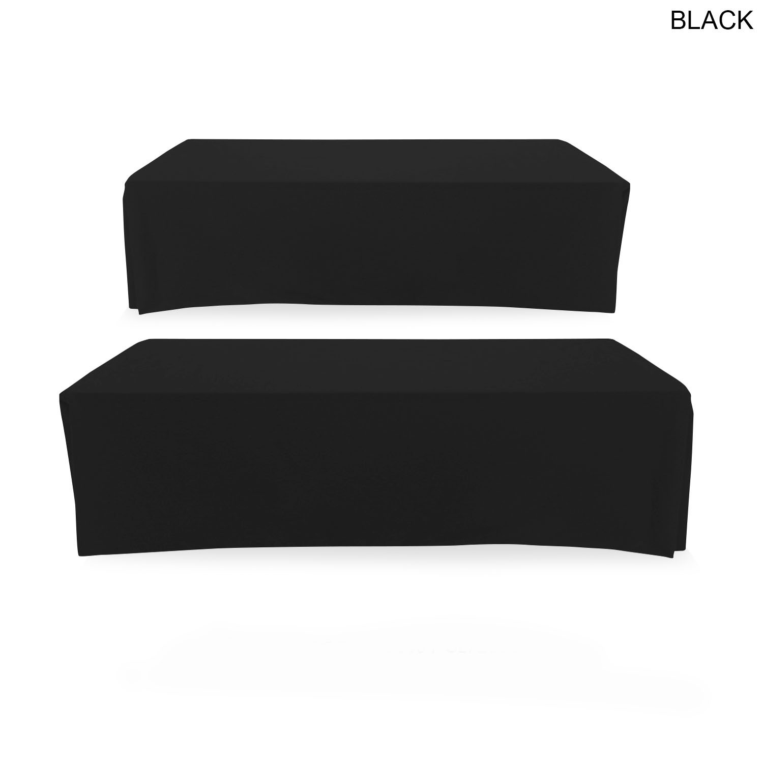 72 Hr Fast Ship - Polycotton Twill Table Throw for 8' Table, Drape style, 4 sided, Closed Back 3