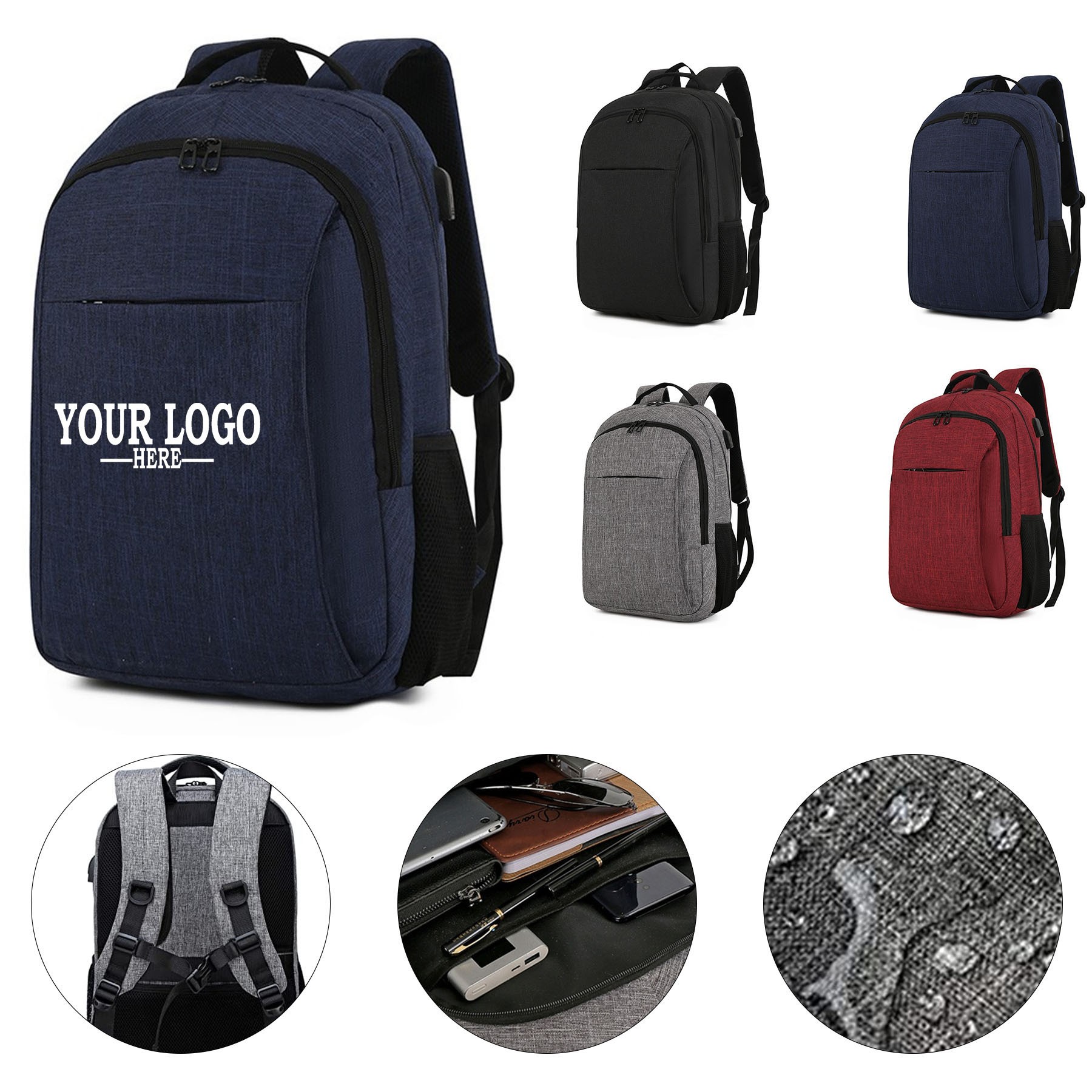 Anti Theft Travel Laptop Backpack