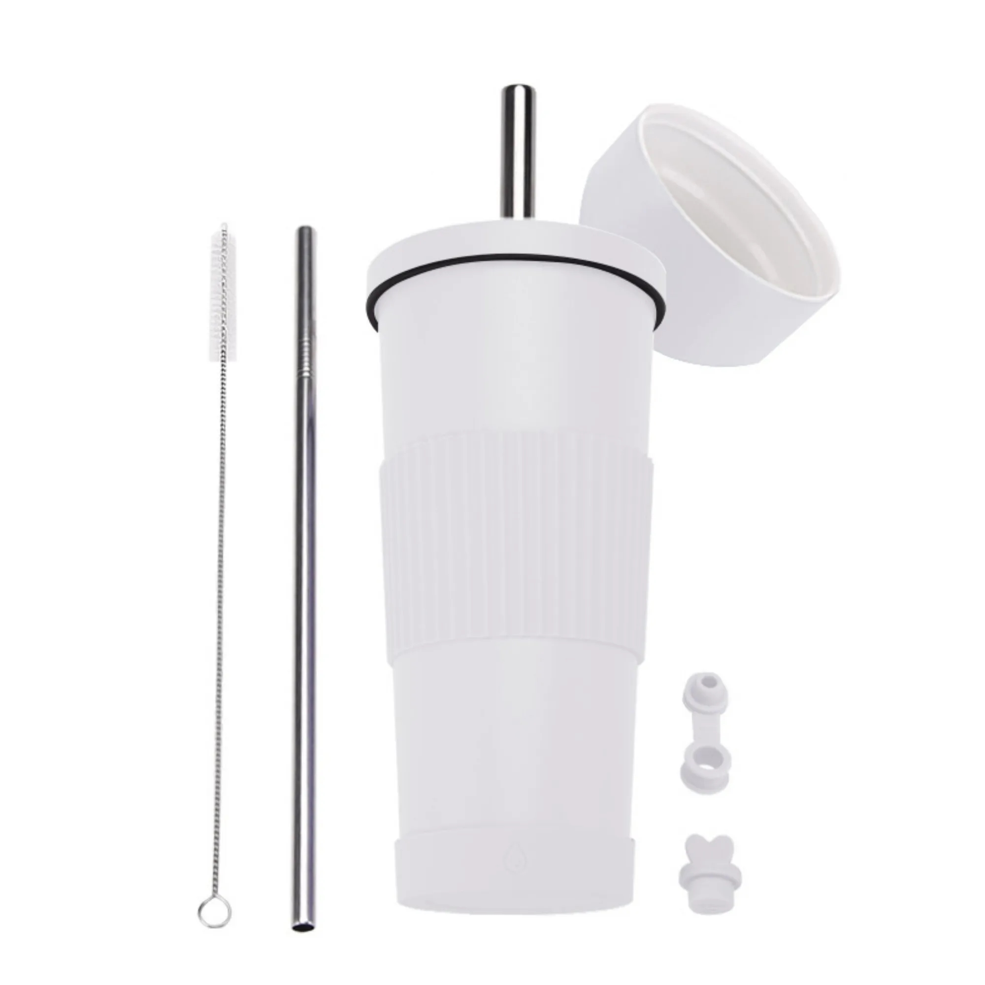 24oz Stainless Steel Straw Cup With Ceramic Inner Liner 3