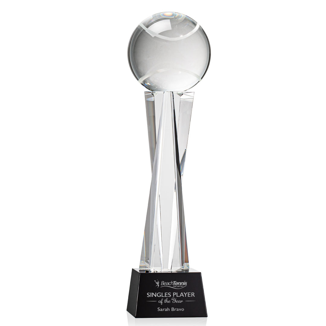 Tennis Ball Award on Grafton Base - Black 7