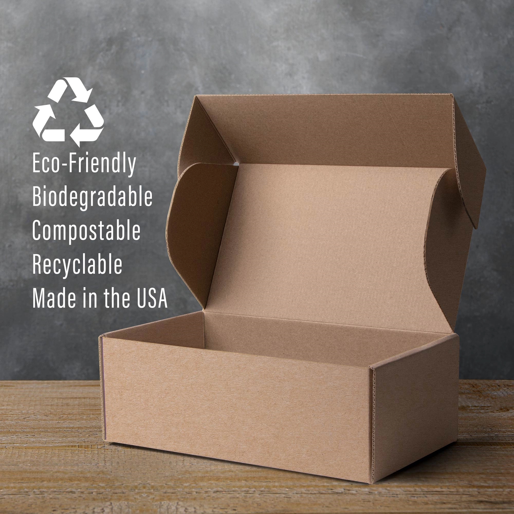 Screen Printed Corrugated Box Medium 11x6.5x4 For Mailers, 6