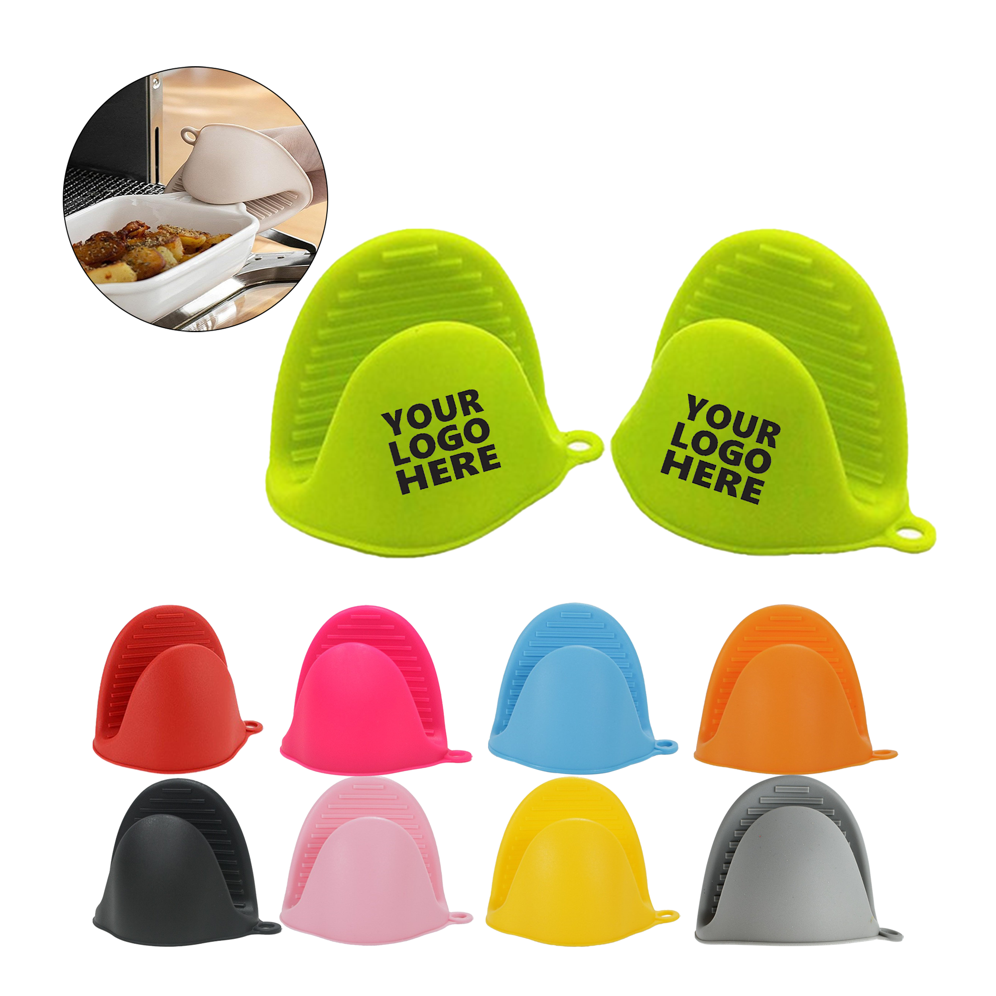 Oven Heat Proof Silicone Hand Clips 1