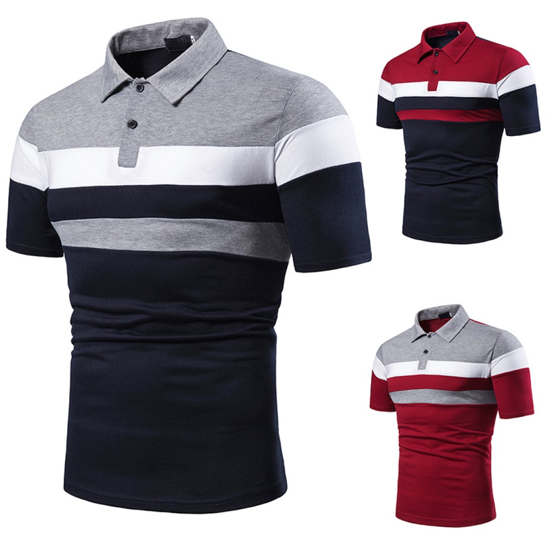 Casual Short-Sleeved Men Lapel 2