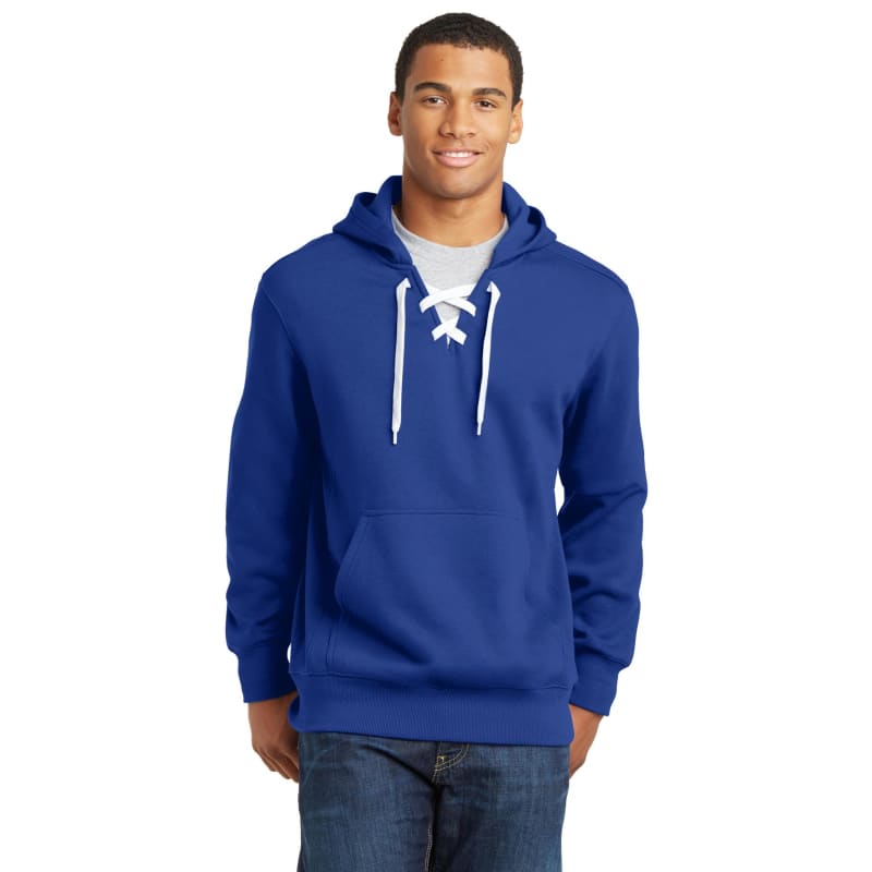 Sport-Tek Lace Up Pullover Hooded Sweatshirt., custom hoodie or sweatshirt with logo imprint 4
