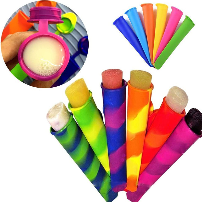 Silicone Ice Pop Molds Popsicle Maker Molds 9