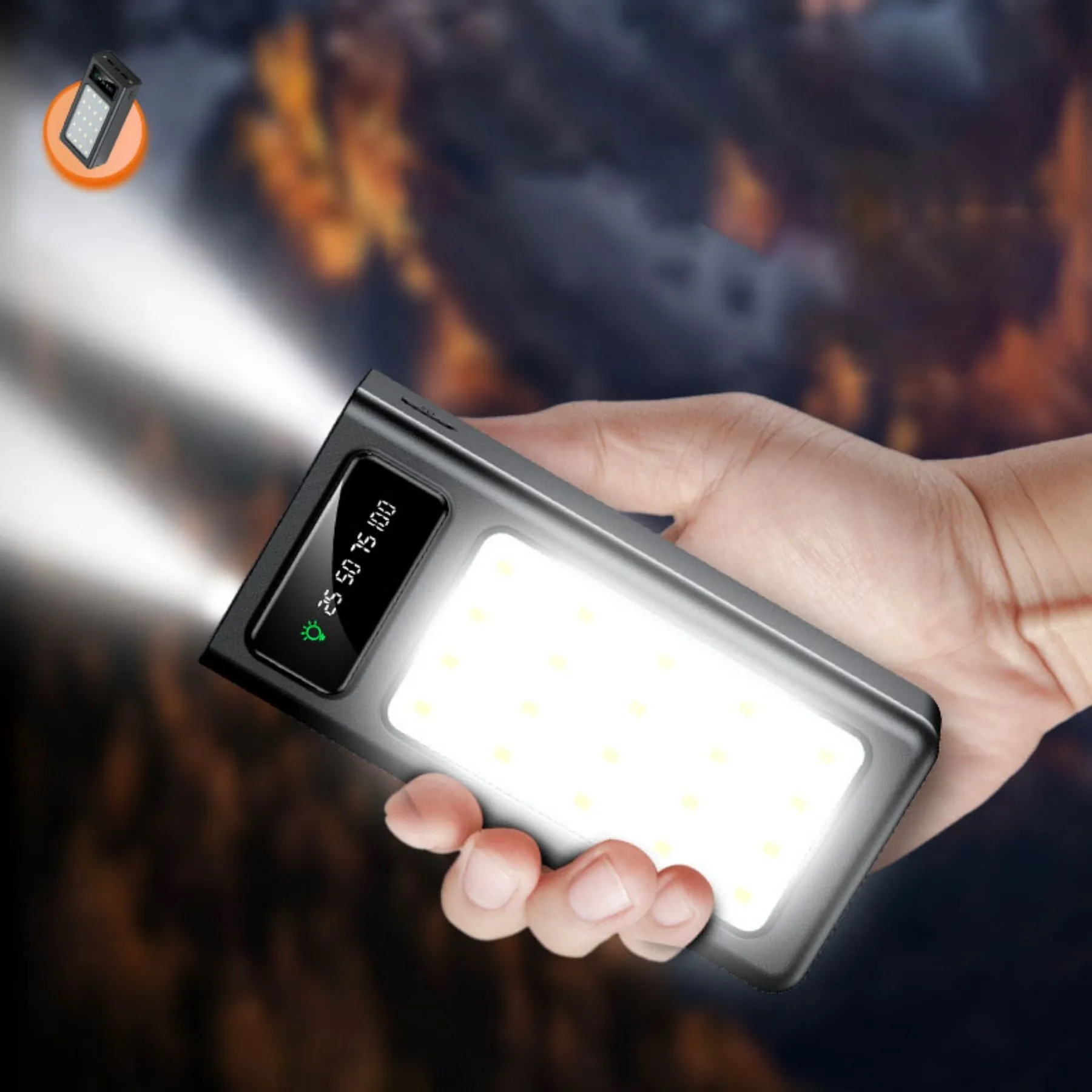 High Capcity Power Bank With LED Light 2