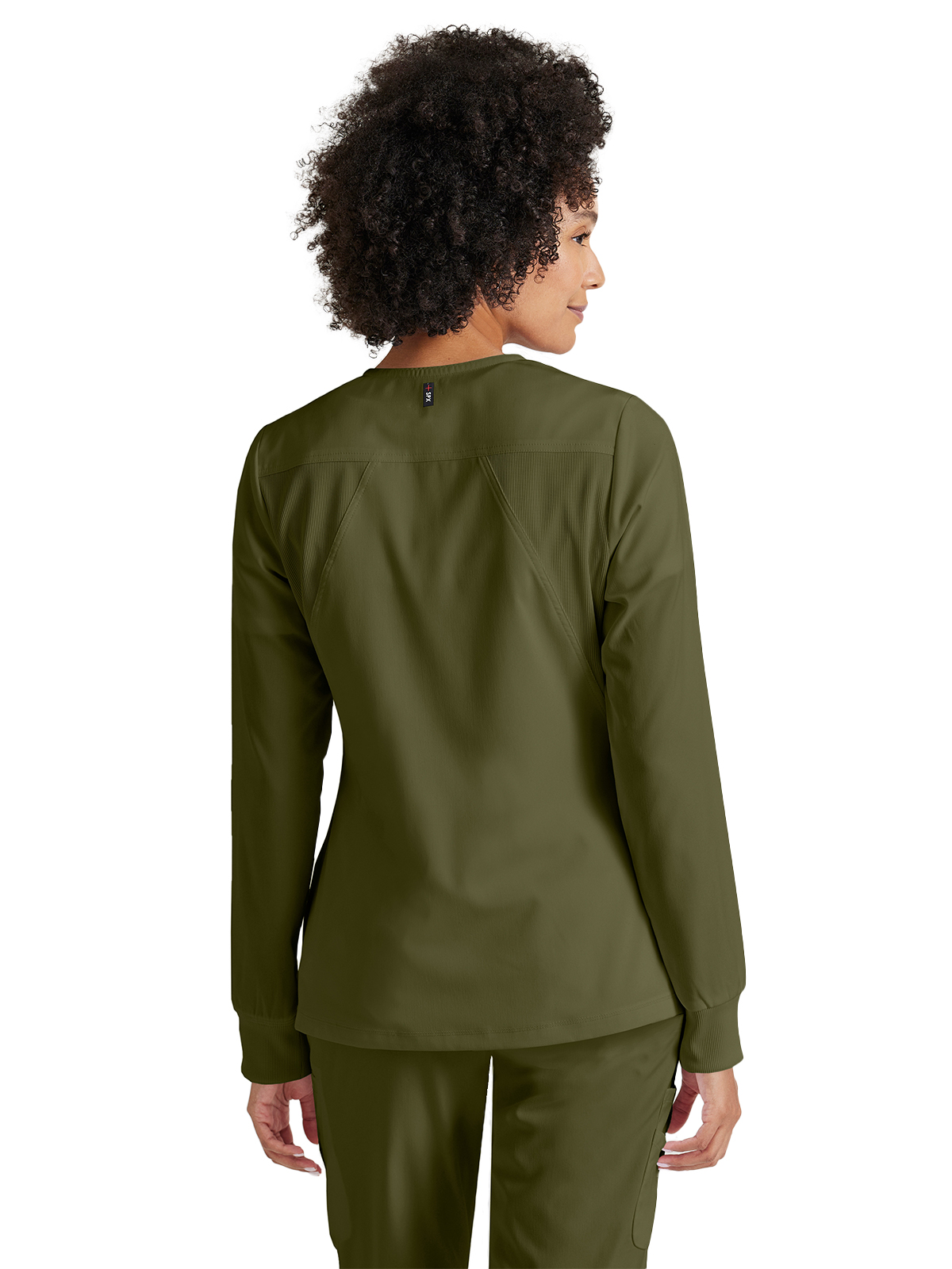 Grey's Anatomy Spandex Stretch - Women's Five-Pocket Gianna Warm-Up Scrub Jacket 5