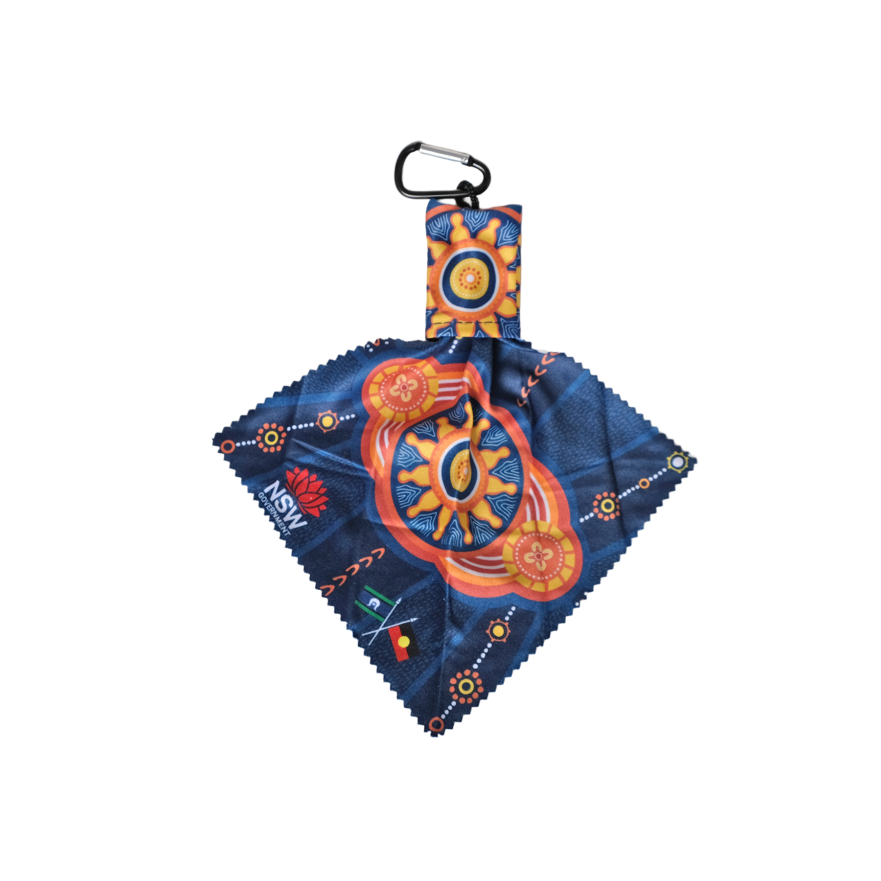 E-Z Import Small Microfiber Cloth W/ Carabiner 1
