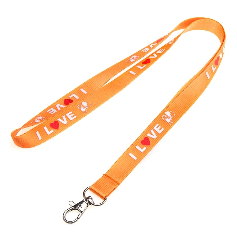 Customized Nylon Lanyard with Lobster Hook 1