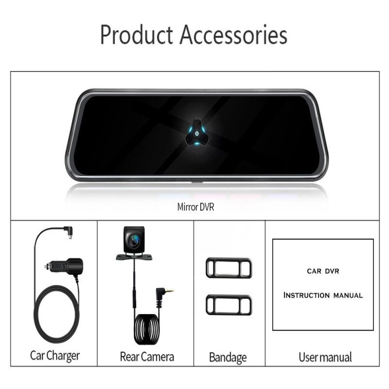 4K Mirror Dash 1080P Car Camera With Hd Screen Wide 16