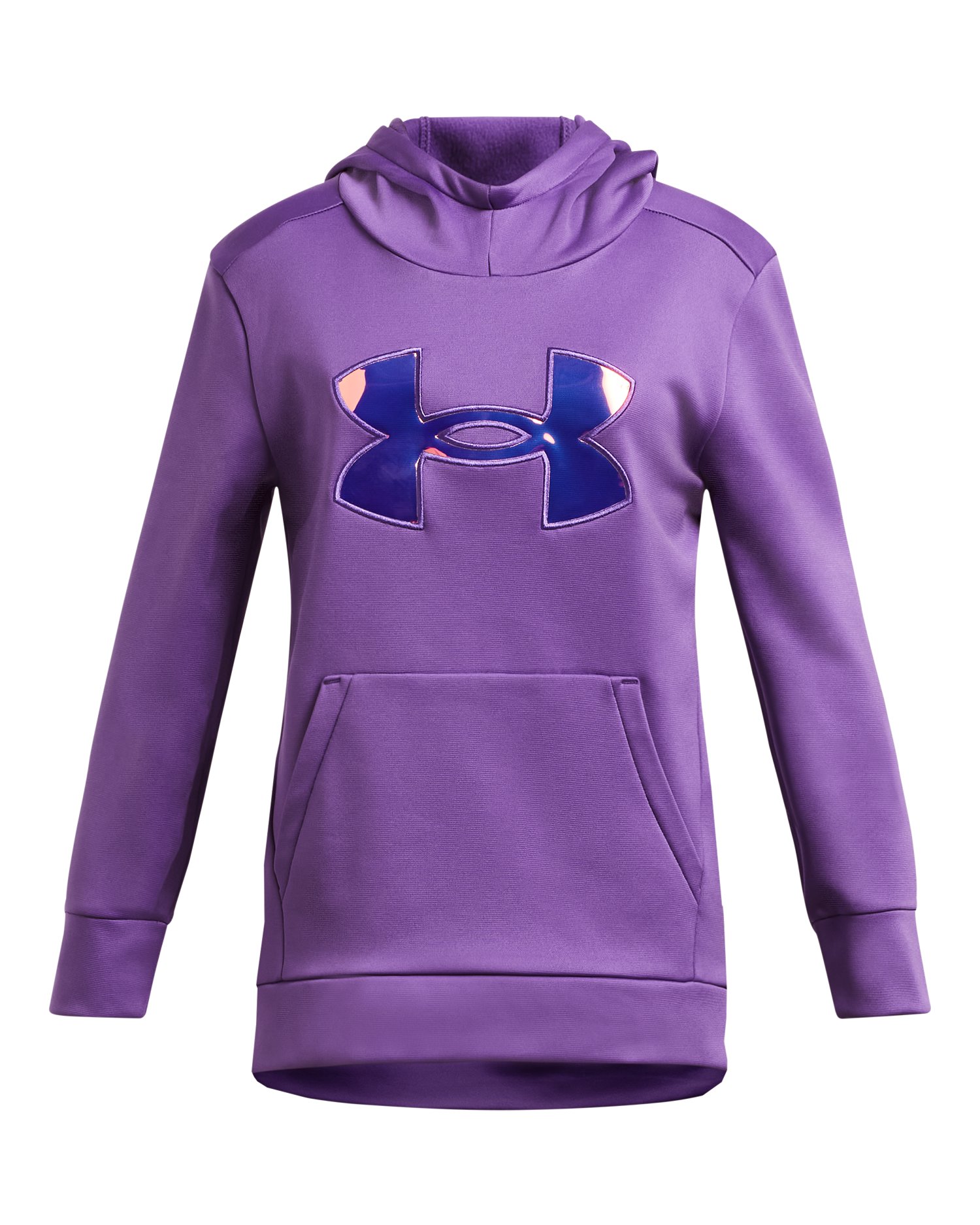 Armour Fleece Iridescent Big Logo Girls' Hoodie 5