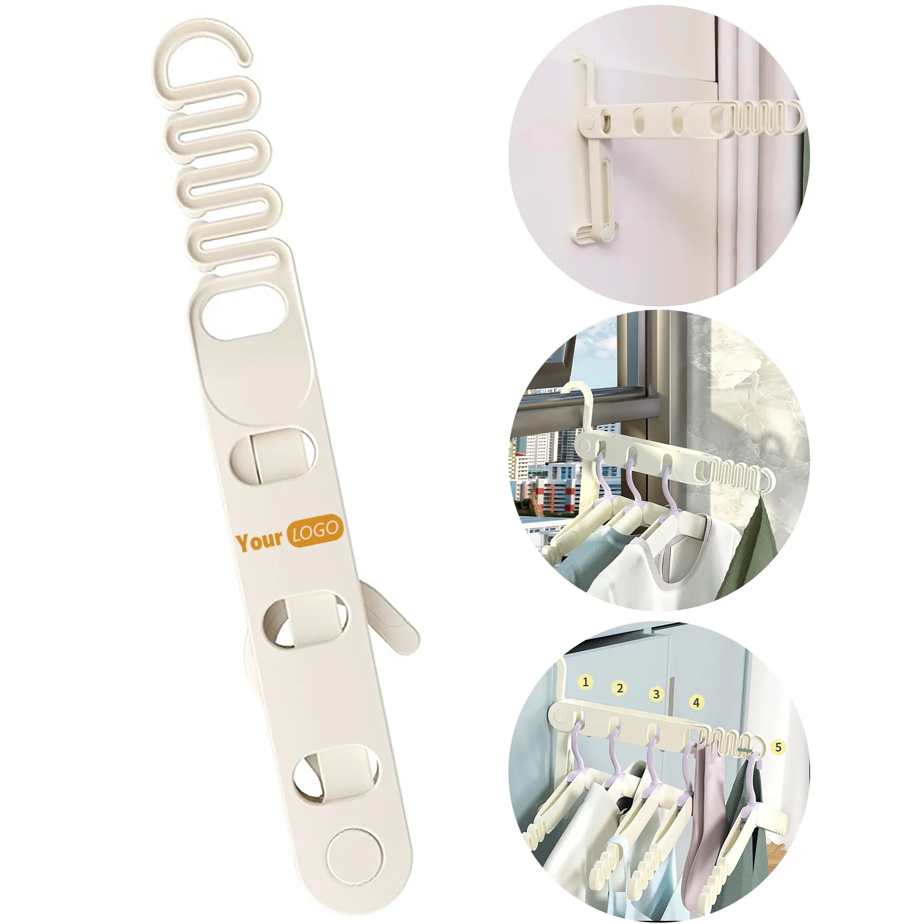 Abs Five-Hole Folding Hangers 1