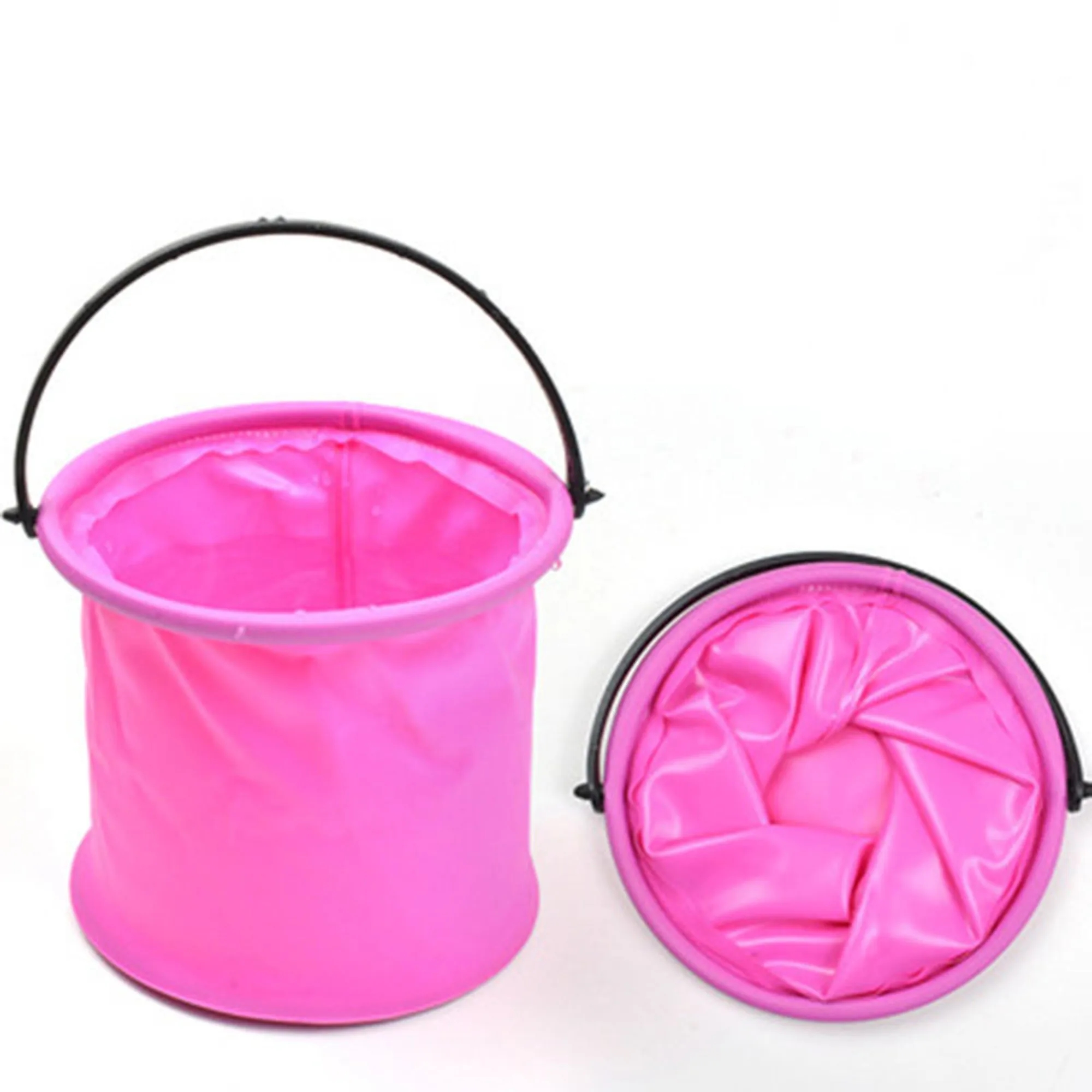 Portable Outdoor Folding Bucket For Household Use 10pcs 2
