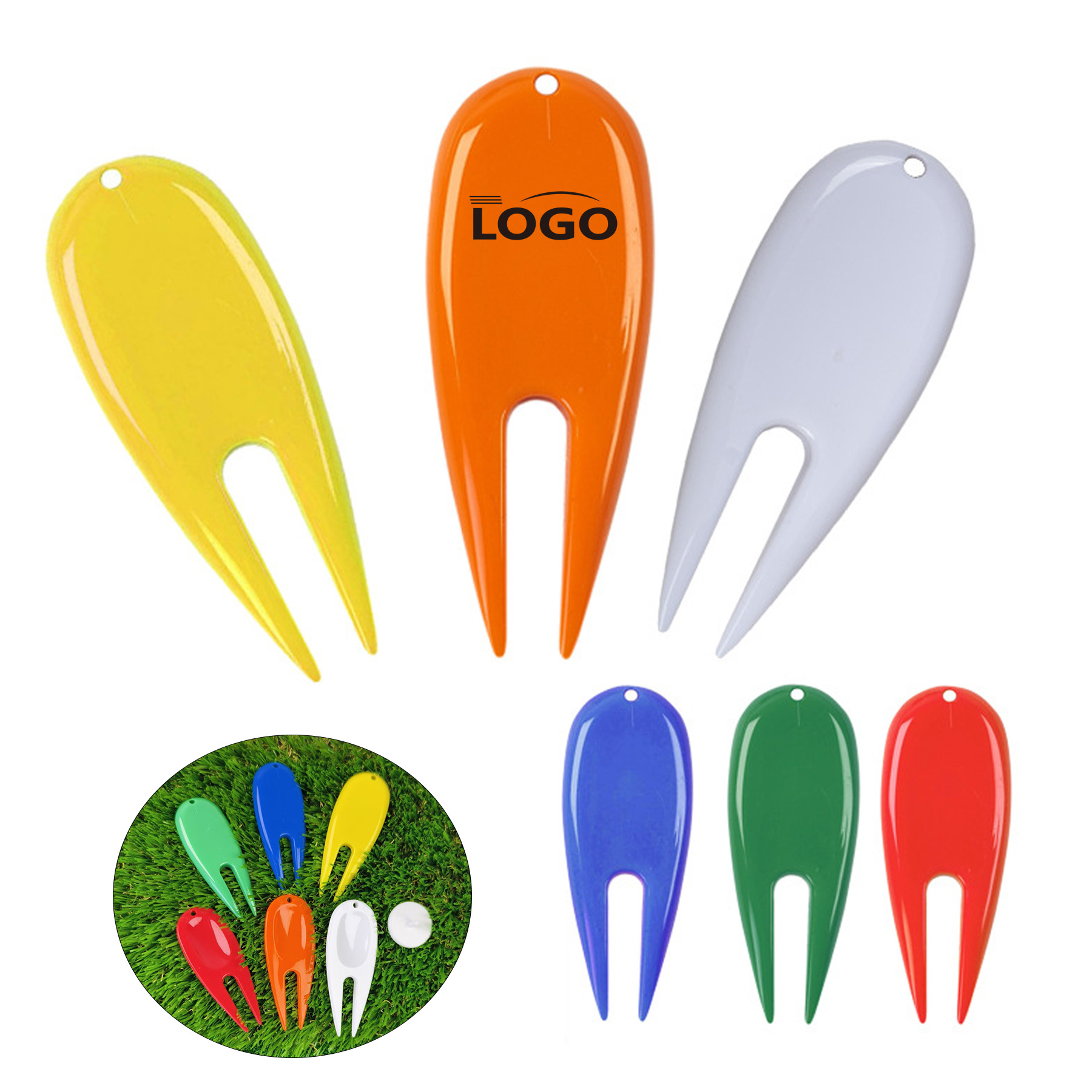 Golf Plastic Green Fork 2