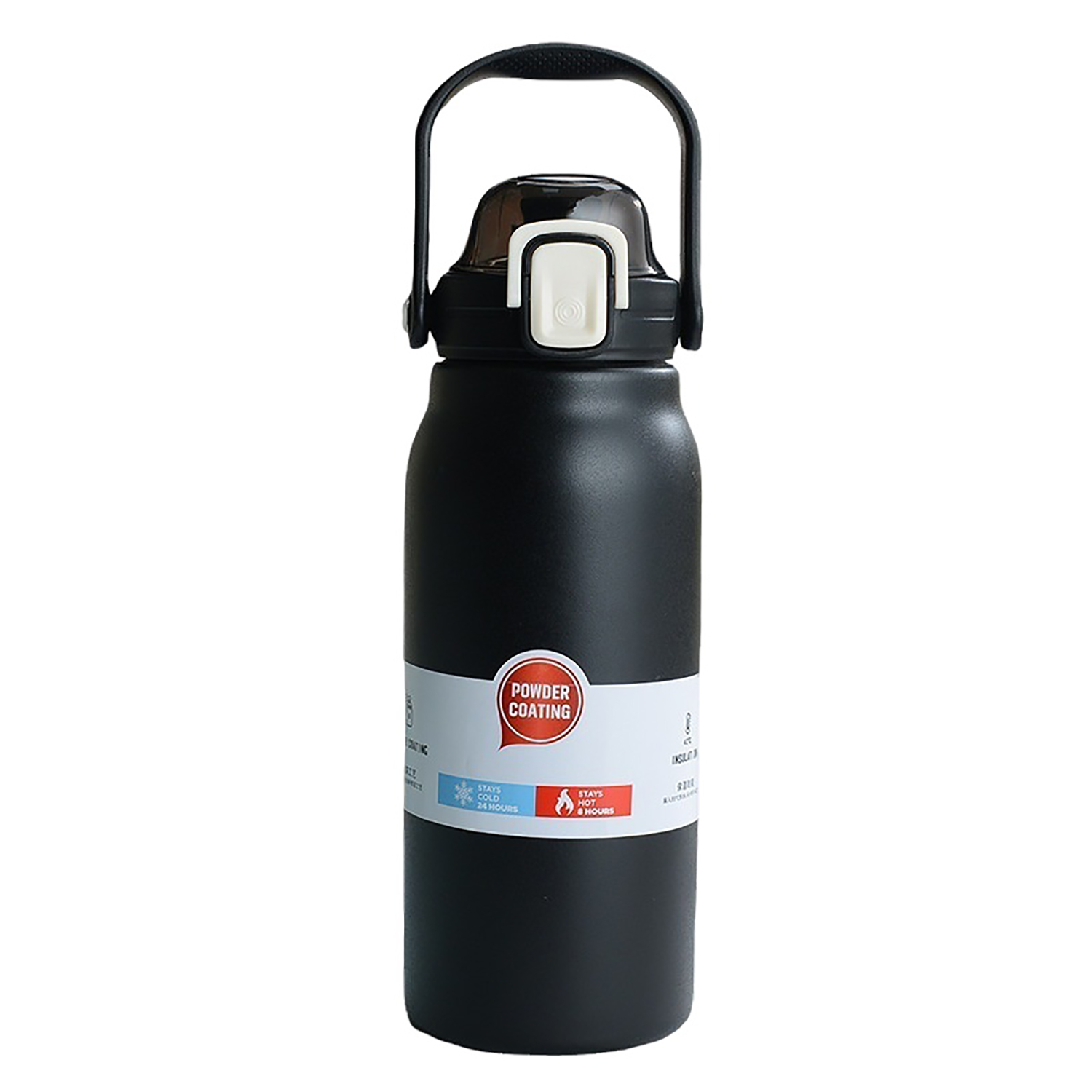 43oz Stainless Steel Insulated Water Bottle w/ Straw 2