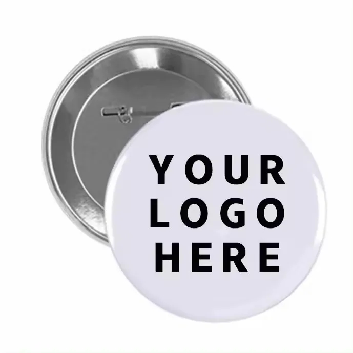 Tinplate Round Button With Safety Pins 4