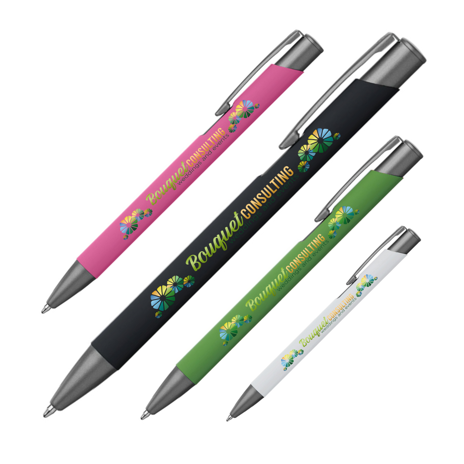 Atherton Softy Metal Pen (Full Color Imprint) 2