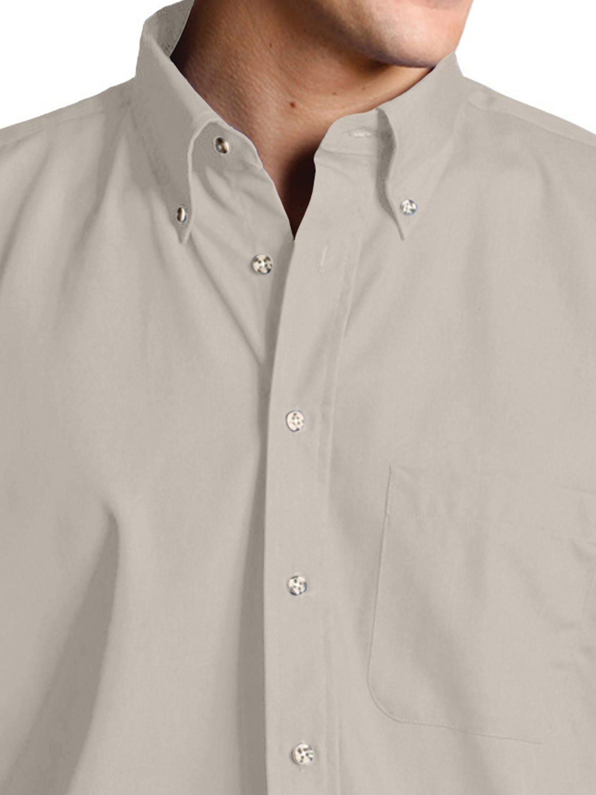 Edwards - Men's 1-Pocket Long Sleeve Poplin Shirt 10
