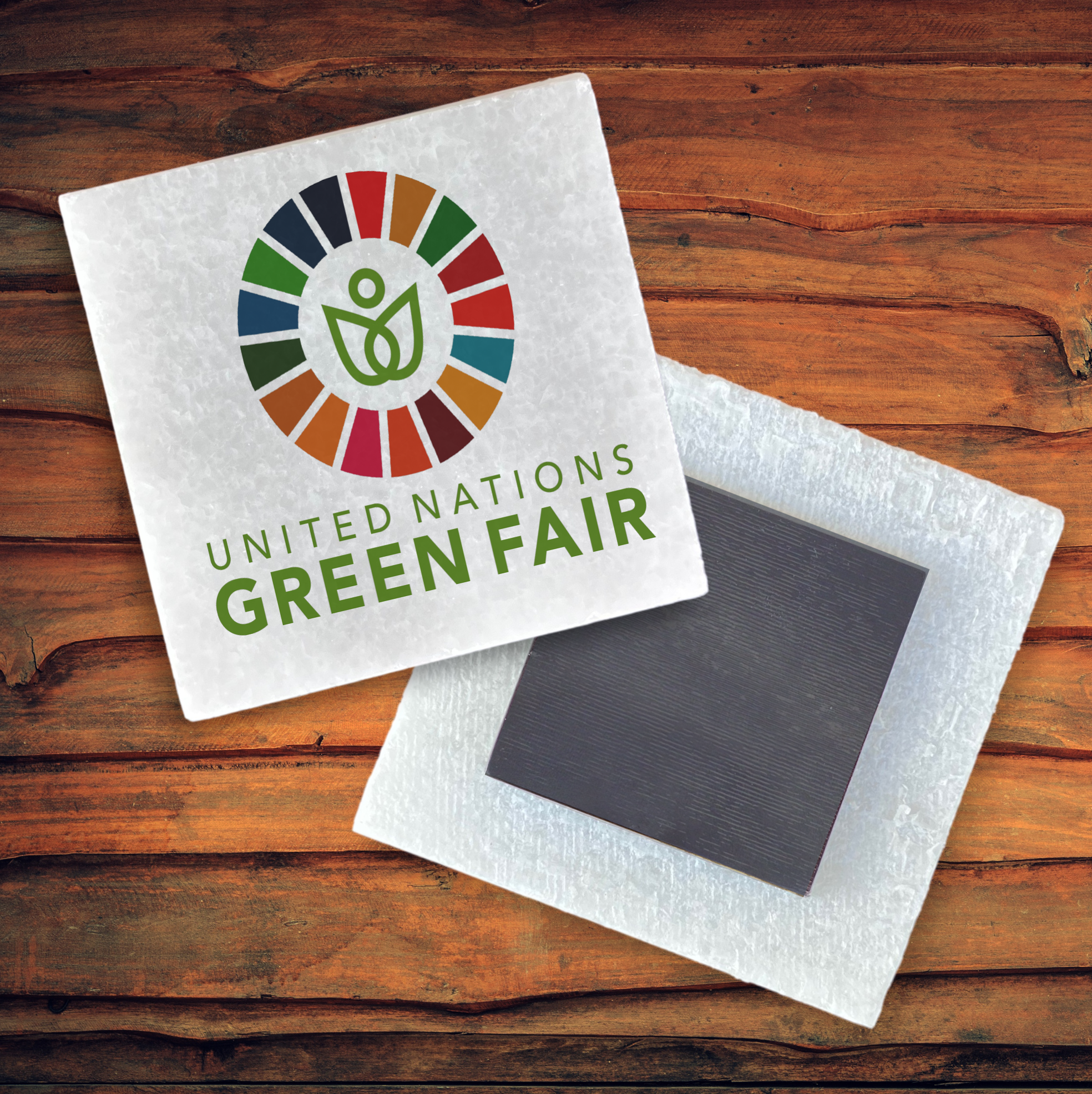 White Marble Magnet 5