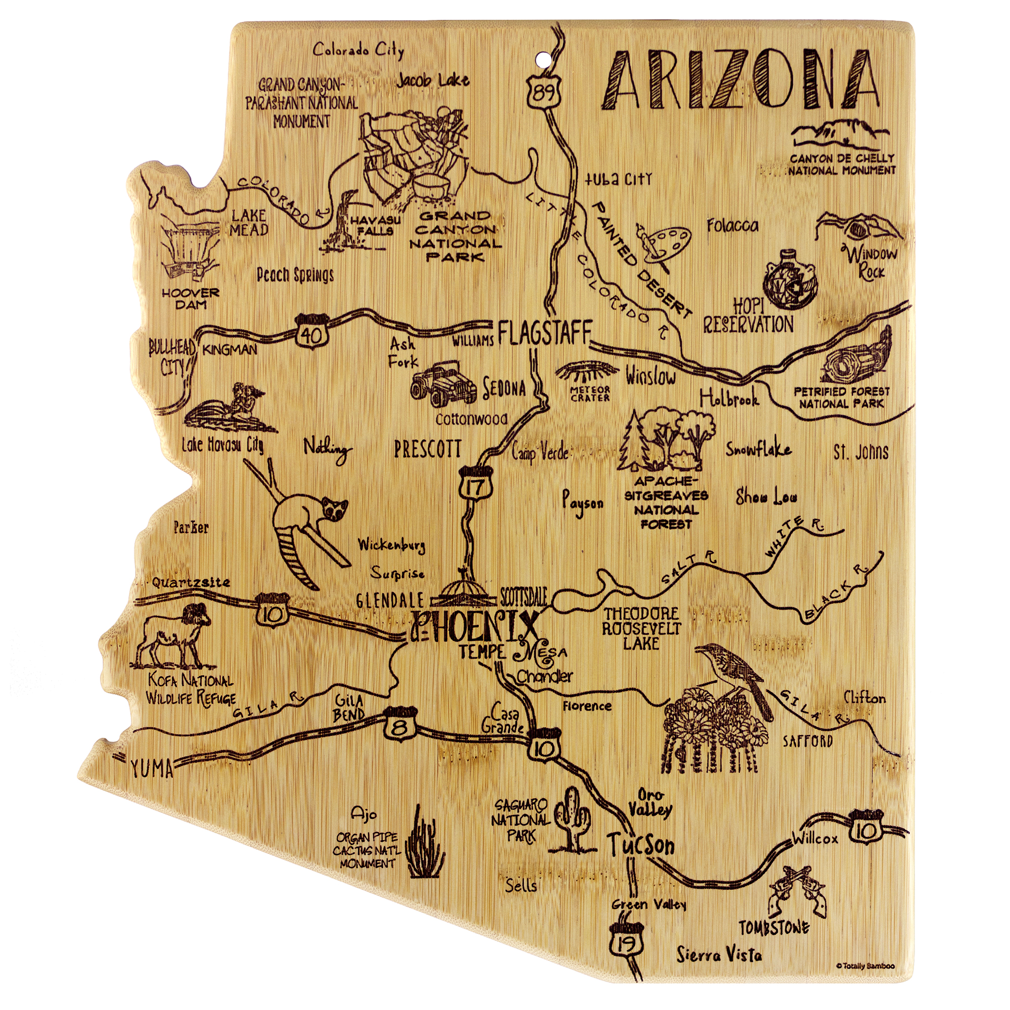 Destination Arizona Cutting & Serving Board 2