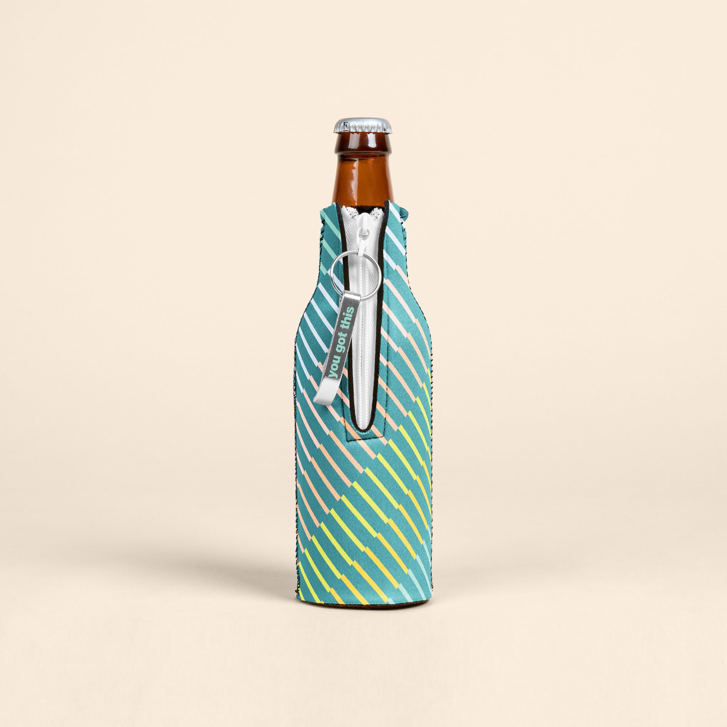 BOTTLE SUIT 4CP WITH IMPRINTED BOTTLE OPENER