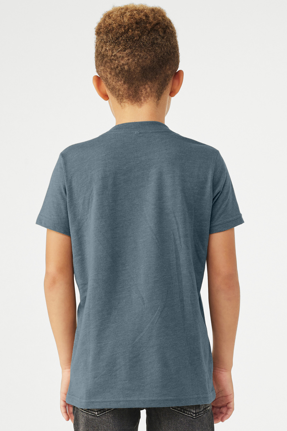 BELLA+CANVAS Youth Heather CVC Tee BC3001YCVC 10
