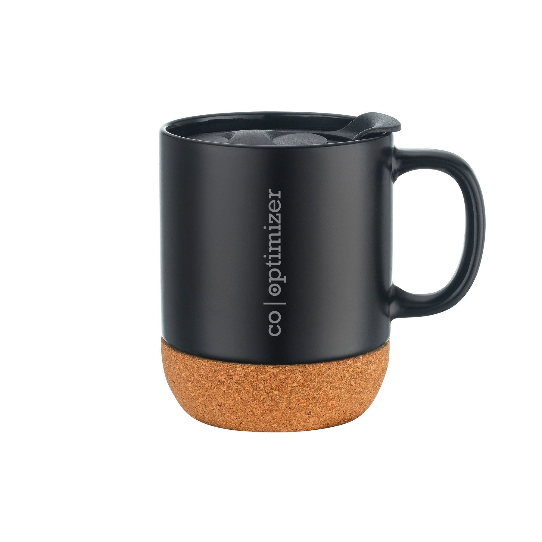 YARRA - 12 OZ CERAMIC MUG WITH CORK BASE AND SPILL-PROOF LID 4