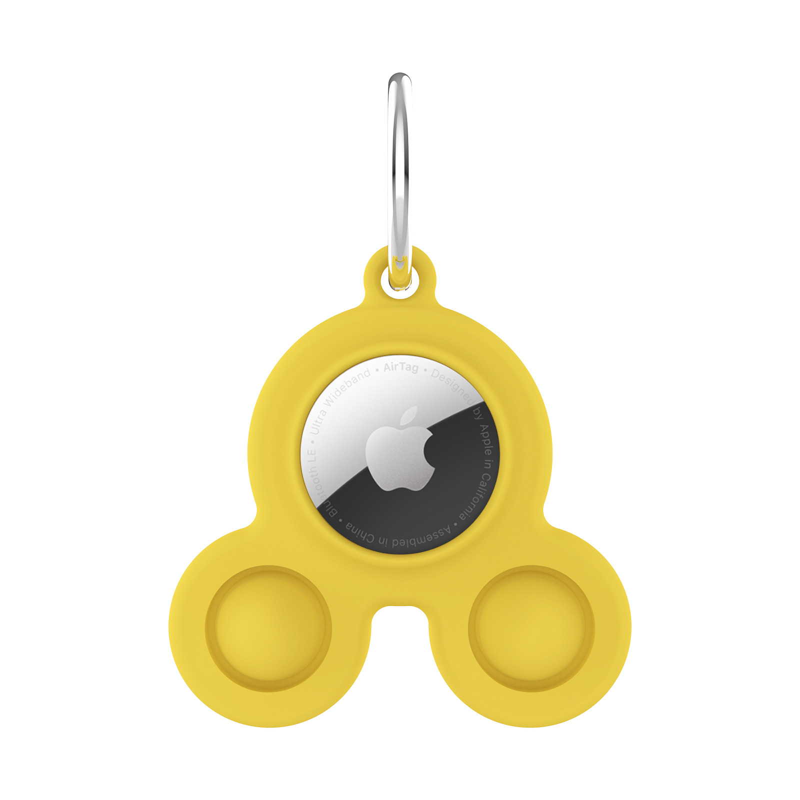 Push Bubble Fidget Toy for Airtag w/ keychian 10